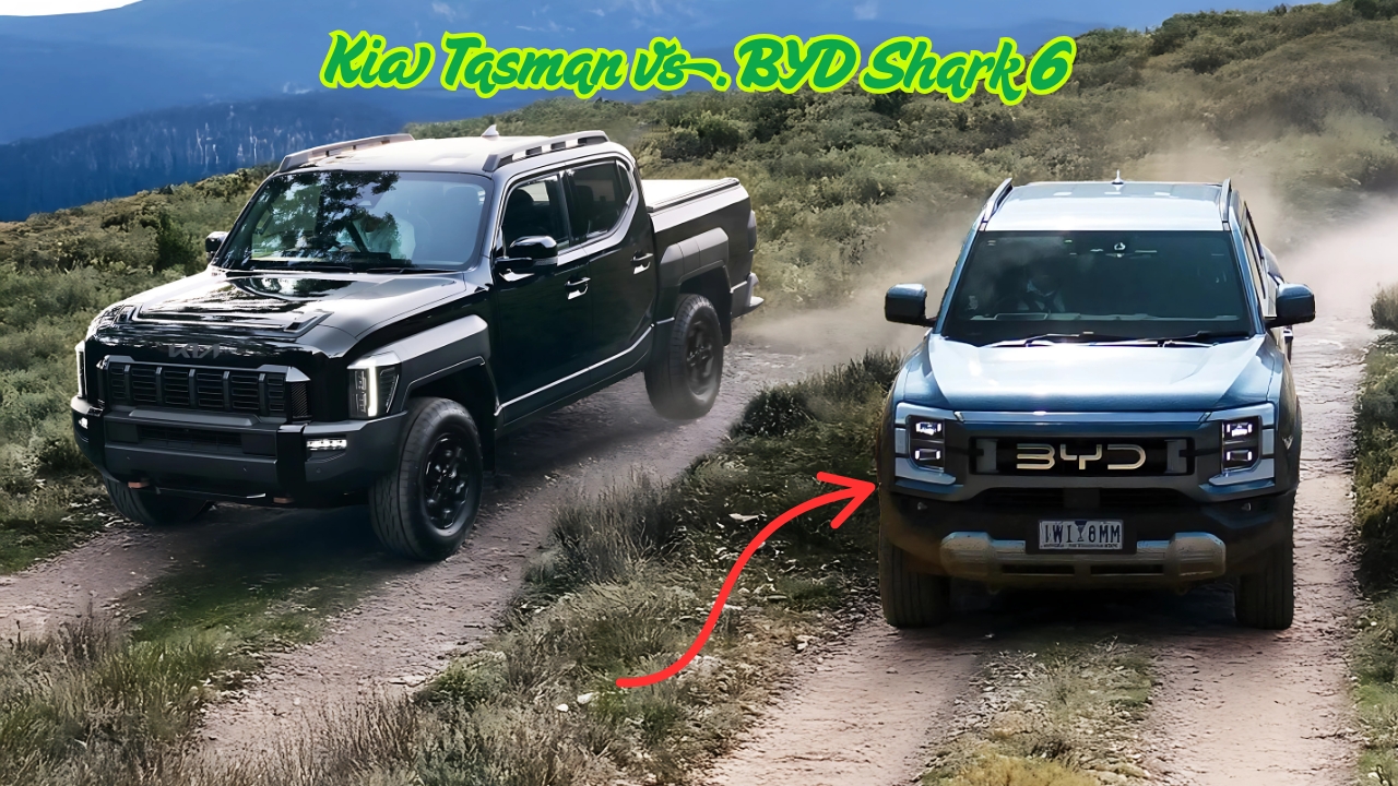 Kia Tasman vs. BYD Shark 6